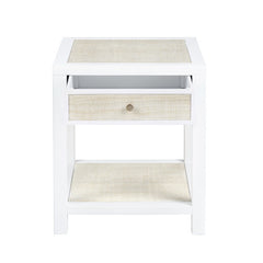 Sandy Shores White/Cream End Table - Ornate Home