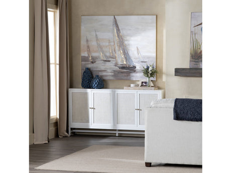 Sandy Shores White/Cream Four-Door Sideboard - Ornate Home