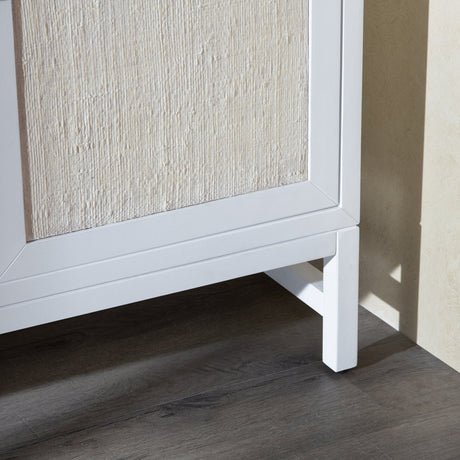 Sandy Shores White/Cream Four-Door Sideboard - Ornate Home