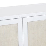 Sandy Shores White/Cream Four-Door Sideboard - Ornate Home