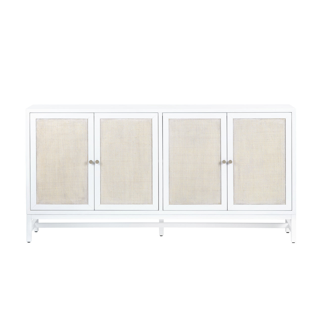 Sandy Shores White/Cream Four-Door Sideboard - Ornate Home