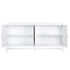 Sandy Shores White/Cream Four-Door Sideboard - Ornate Home