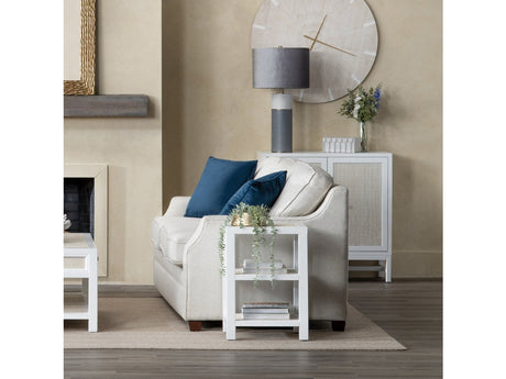 Sandy Shores White/Cream Side Table - Ornate Home