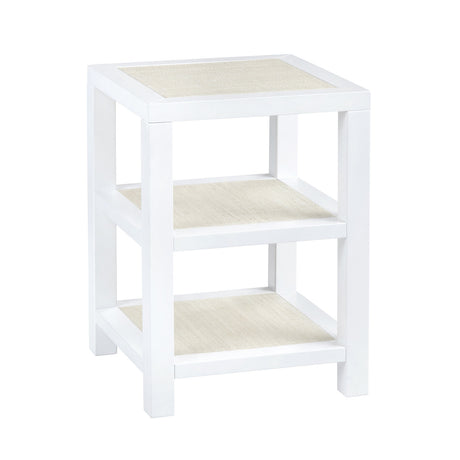 Sandy Shores White/Cream Side Table - Ornate Home