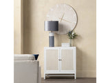 Sandy Shores White/Cream Two-Door Cabinet - Ornate Home