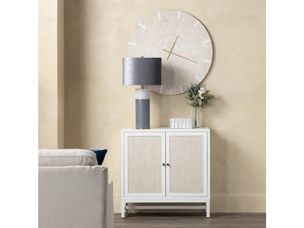 Sandy Shores White/Cream Two-Door Cabinet - Ornate Home