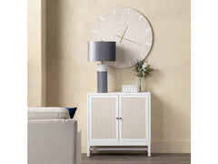 Sandy Shores White/Cream Two-Door Cabinet - Ornate Home