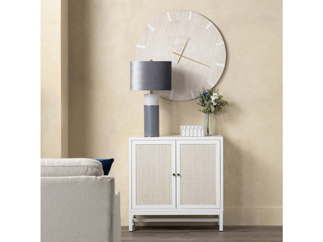 Sandy Shores White/Cream Two-Door Cabinet - Ornate Home