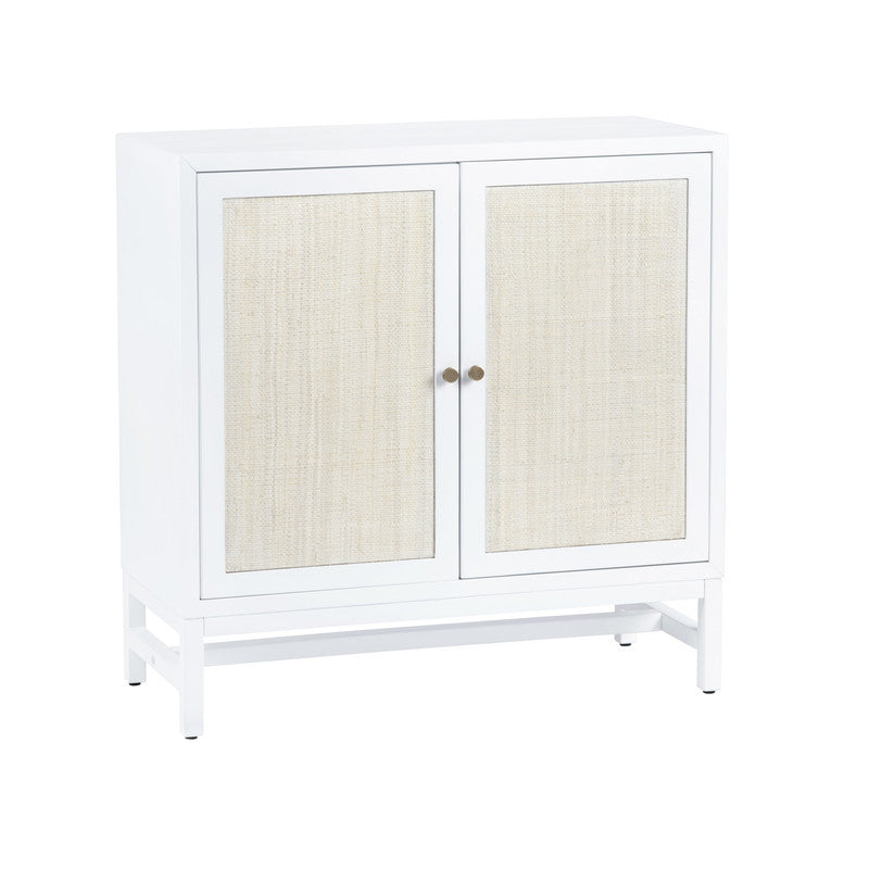 Sandy Shores White/Cream Two-Door Cabinet - Ornate Home