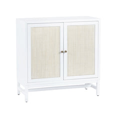 Sandy Shores White/Cream Two-Door Cabinet - Ornate Home
