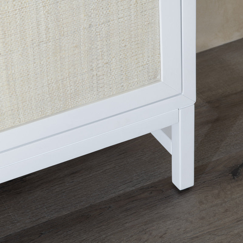 Sandy Shores White/Cream Two-Door Cabinet - Ornate Home