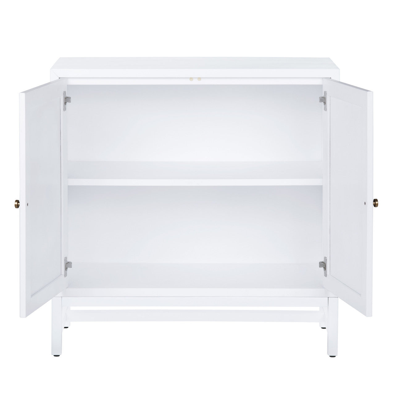 Sandy Shores White/Cream Two-Door Cabinet - Ornate Home