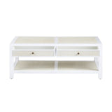 Sandy Shores White/Tan Cocktail Table - Ornate Home