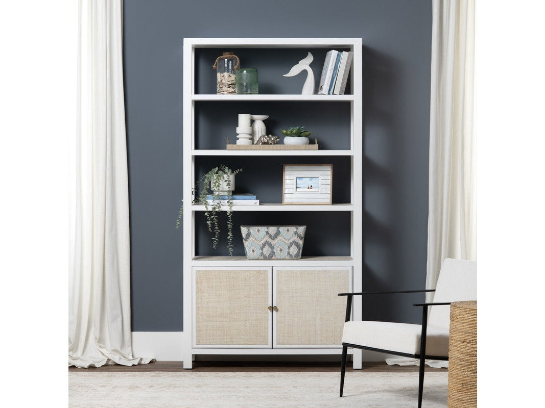 Sandy Shores White/Tan Etagere - Ornate Home