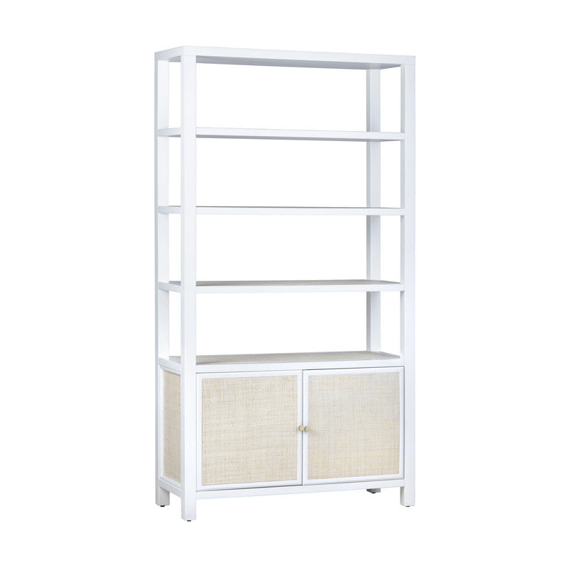 Sandy Shores White/Tan Etagere - Ornate Home