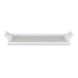 Sandy Shores White/Tan Tray Table - Ornate Home