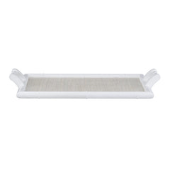 Sandy Shores White/Tan Tray Table - Ornate Home