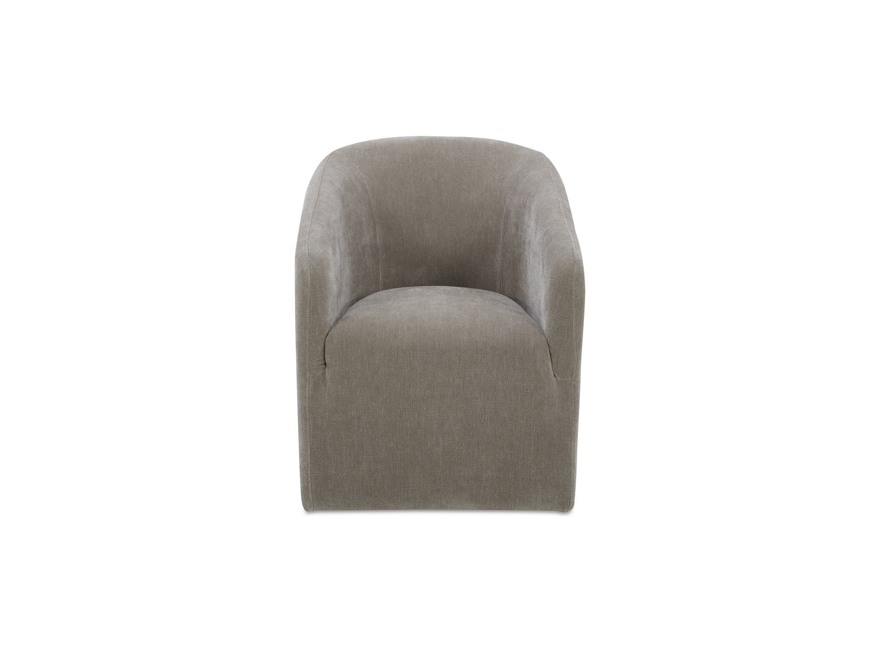 Sandy Taupe Rolling Dining Chair - Ornate Home