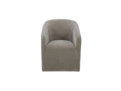 Sandy Taupe Rolling Dining Chair - Ornate Home