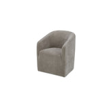 Sandy Taupe Rolling Dining Chair - Ornate Home