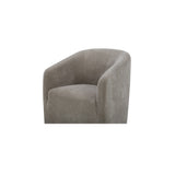 Sandy Taupe Rolling Dining Chair - Ornate Home