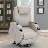 Sanger Champagne Power Lift Recliner - Ornate Home