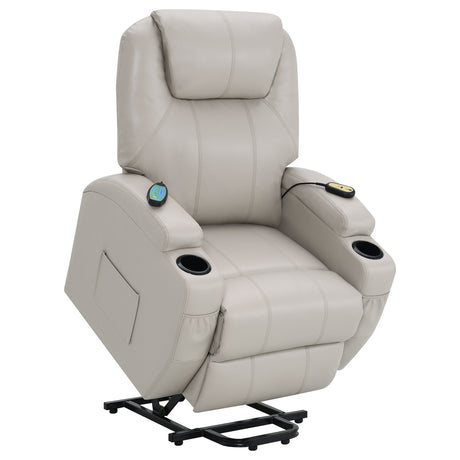 Sanger Champagne Power Lift Recliner - Ornate Home