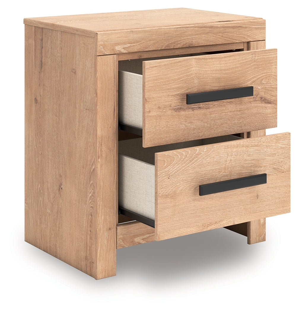 Sanginlane Tan Nightstand (Online Special Price) - Ornate Home