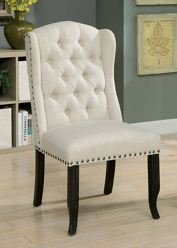 Sania Antique Black/Beige Table & 4 Chairs & 2-Seater Bench - Ornate Home