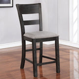 Sania Antique Black Counter Height Side Chair (Set of 2) - Ornate Home