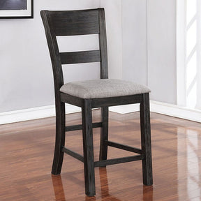 Sania Antique Black Counter Height Side Chair (Set of 2) - Ornate Home