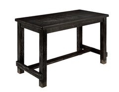 Sania Antique Black/Ivory 5 Pc. Counter Height Table Set - Ornate Home