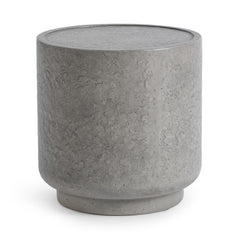 Sania Athena Gray Outdoor Accent Table - Ornate Home