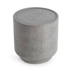 Sania Athena Gray Outdoor Accent Table - Ornate Home
