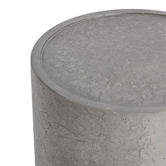 Sania Athena Gray Outdoor Accent Table - Ornate Home
