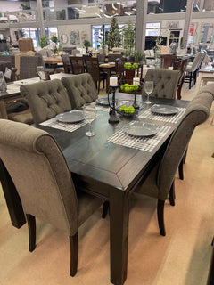 Sania III Black Rectangular Dining Table - Ornate Home