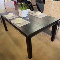 Sania III Black Rectangular Dining Table - Ornate Home