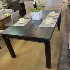 Sania III Black Rectangular Dining Table - Ornate Home