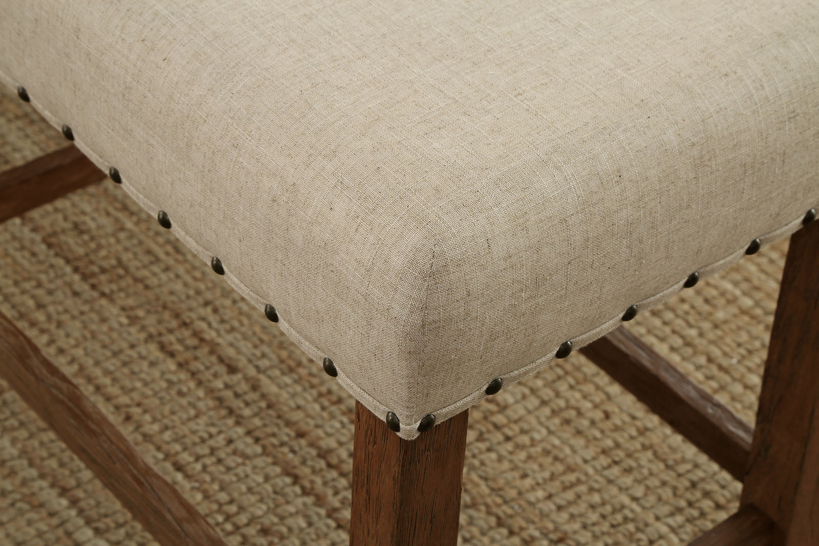 Sania Rustic Oak 5 Pc. Bar Ht. Dining Room Set - Ornate Home