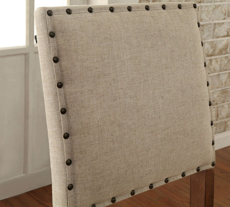 Sania Rustic Oak 5 Pc. Bar Ht. Dining Room Set - Ornate Home