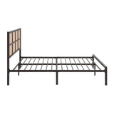 Sanibel Dark Bronze Full Platform Bed - Ornate Home