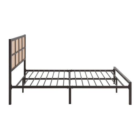 Sanibel Dark Bronze Full Platform Bed - Ornate Home