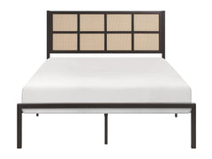 Sanibel Dark Bronze Queen Platform Bed - Ornate Home