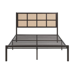 Sanibel Dark Bronze Queen Platform Bed - Ornate Home