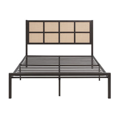 Sanibel Dark Bronze Queen Platform Bed - Ornate Home