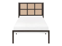 Sanibel Dark Bronze Twin Platform Bed - Ornate Home