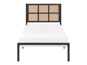 Sanibel Dark Bronze Twin Platform Bed - Ornate Home