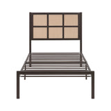 Sanibel Dark Bronze Twin Platform Bed - Ornate Home