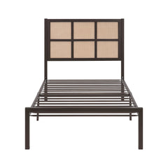 Sanibel Dark Bronze Twin Platform Bed - Ornate Home