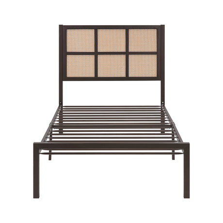 Sanibel Dark Bronze Twin Platform Bed - Ornate Home